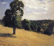 Camille Pissarro The Large pear tree at Montfoucault oil painting reproduction